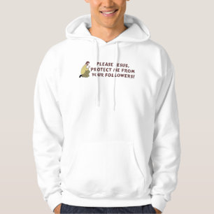 Bitte Jesus Christlicher Spaß Hoodie