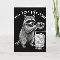 Bitte kein Eis Lustiges Waschbär-Meme Männer Fraue