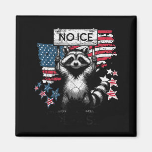 Bitte Kein Eis Waschbär Lustige Kunst Magnet