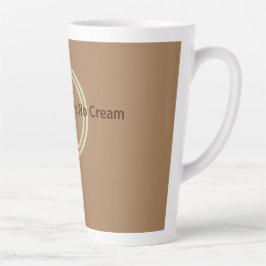 Bitte keine Creme Milchtasse