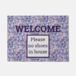Bitte keine Schuhe im Haus begrüßen Fußmatte