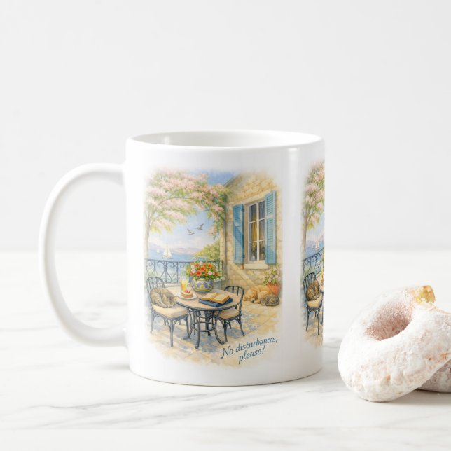Bitte keine Störungen! Kaffeetasse (Mit Donut)