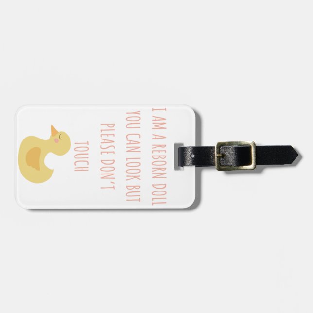 Bitte keine Touch wiedergeben Puppen-Autositzmarke Gepäckanhänger (Vorderseite horizontal)