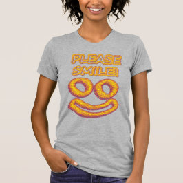 "Bitte lächle!" Niedliches Design. Jetzt kaufen T-Shirt