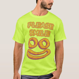 "Bitte lächle!" Niedliches Design. Jetzt kaufen T-Shirt