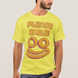 "Bitte lächle!" Niedliches Design. Jetzt kaufen T-Shirt