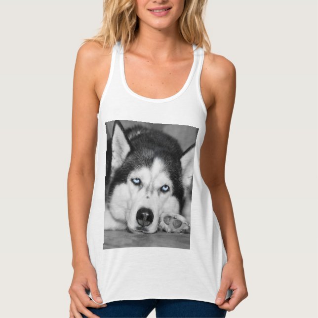 Bitte lass mir schlafen. tank top (Vorderseite)