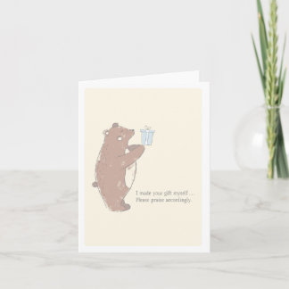 Bitte loben Sie entsprechend. Funny für handgefert Karte