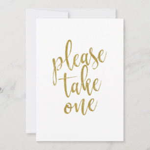 Bitte nehmen Sie ein Gold günstiges Hochzeitsschil