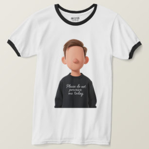 Bitte nicht als introvertiert wahrnehmen Introvert T-Shirt