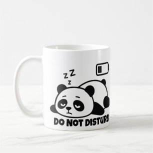 Bitte nicht stören Schlafender Panda Süß Faul Lust Kaffeetasse