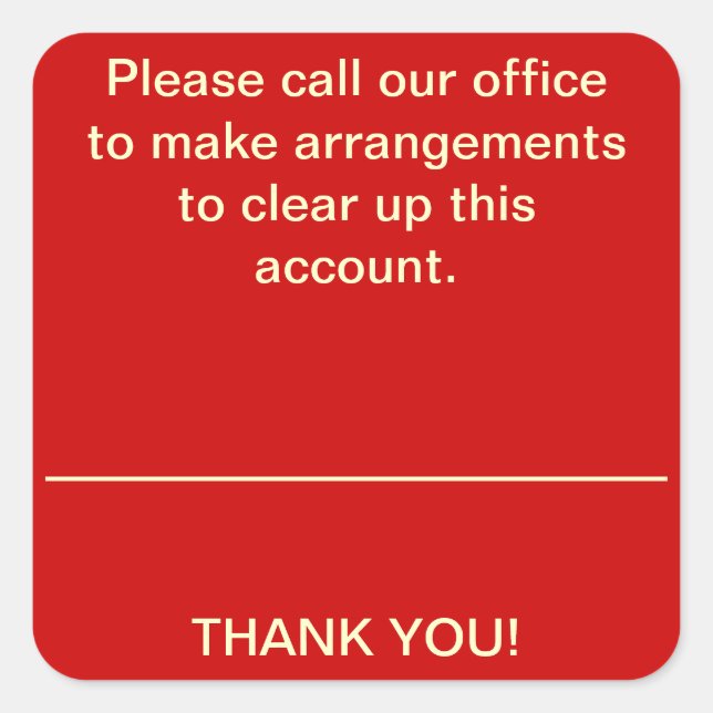 BITTE RUFEN SIE DEN Aufkleber US-Sammlungen AN (Vorderseite)