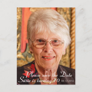 Bitte Save the Date Ankündigungspostkarte