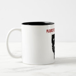 Bitte schließen Sie sich mir zum Abendessen Vampir Zweifarbige Tasse