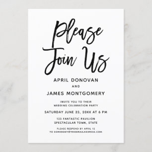 Bitte schließen Sie sich uns an und bitten Sie uns Einladung