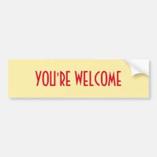 Bitte sehr Aufkleber für Stoßstangen Autoaufkleber