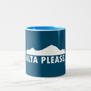 Bitte sehr hoch zweifarbige tasse