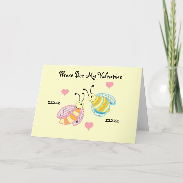 Bitte sei mein Valentine Feiertagskarte (Vorderseite)