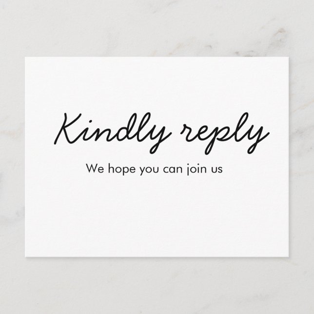 Bitte senden Sie mir einen Song mit freundlicher A Postkarte (Vorderseite)