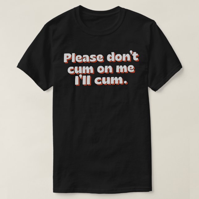 Bitte sprenge mich nicht an. T-Shirt (Design vorne)