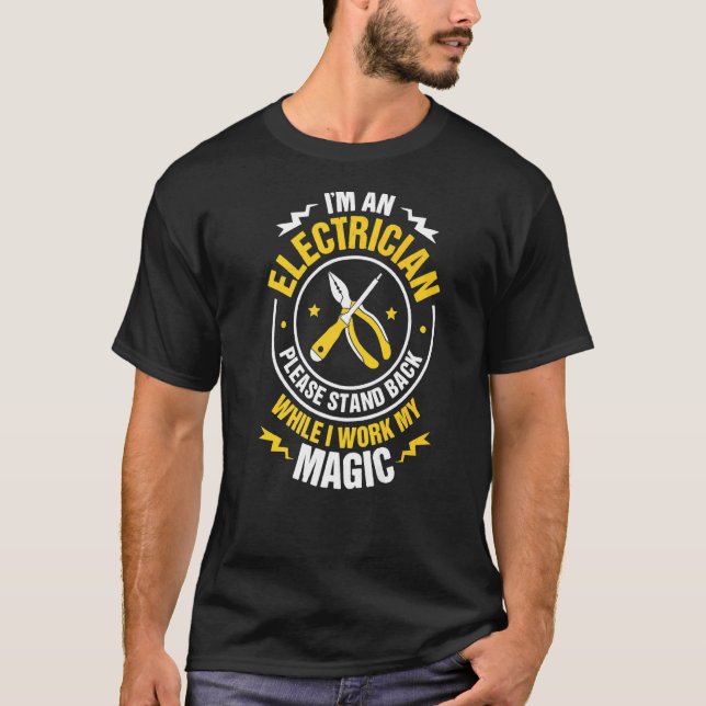 Bitte stellen Sie sich den Strom zurück T-Shirt (Vorderseite)