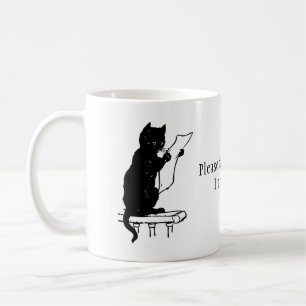 Bitte stören Sie nicht, ich lesen! Tasse