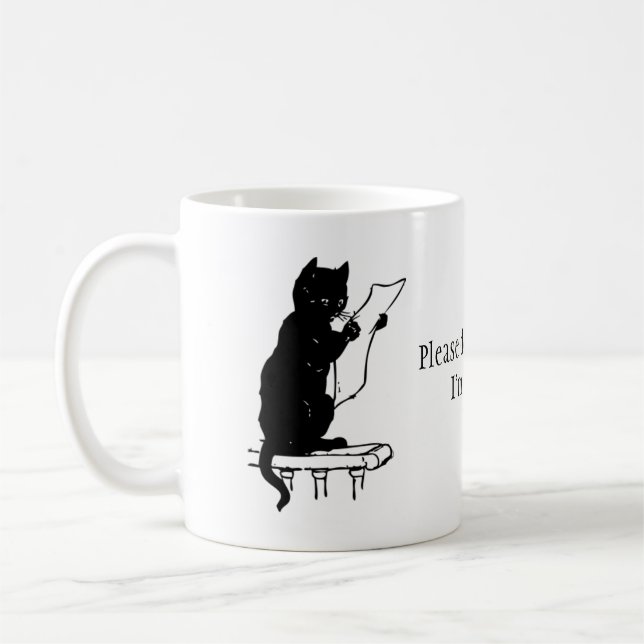 Bitte stören Sie nicht, ich lesen! Tasse (Links)