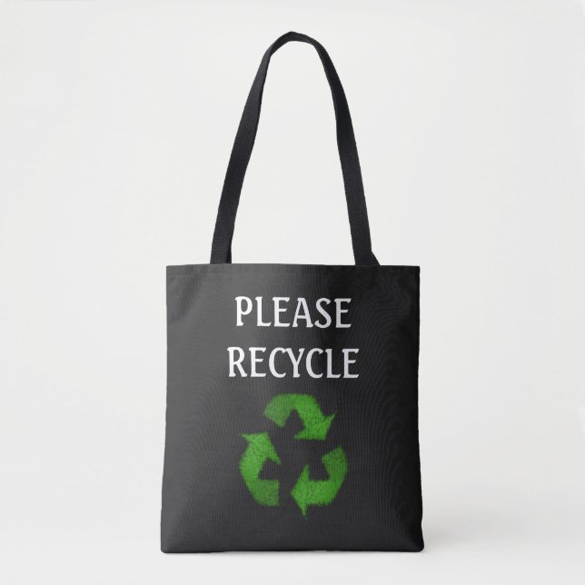 Bitte Tote Bag Gerecycelt (Vorderseite)