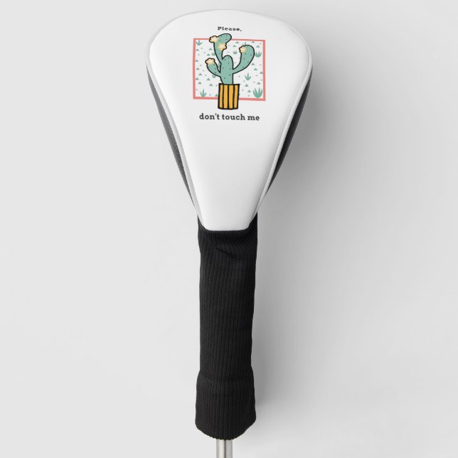 Bitte Touch mich nicht Golf Headcover (Vorderseite)