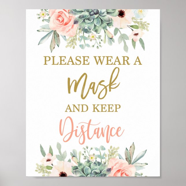 Bitte tragen Sie ein Hautschutzzeichen Poster (Vorne)