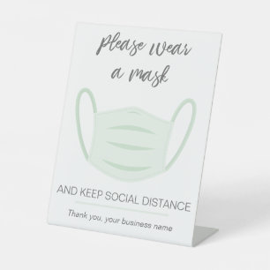 Bitte tragen Sie ein individuelles Firmenzeichen Sockelschild