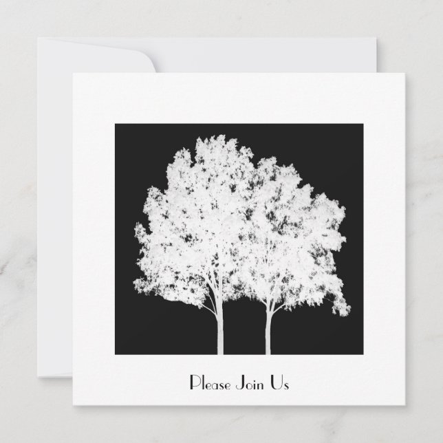 Bitte treten Sie uns bei Einladung (Vorderseite)