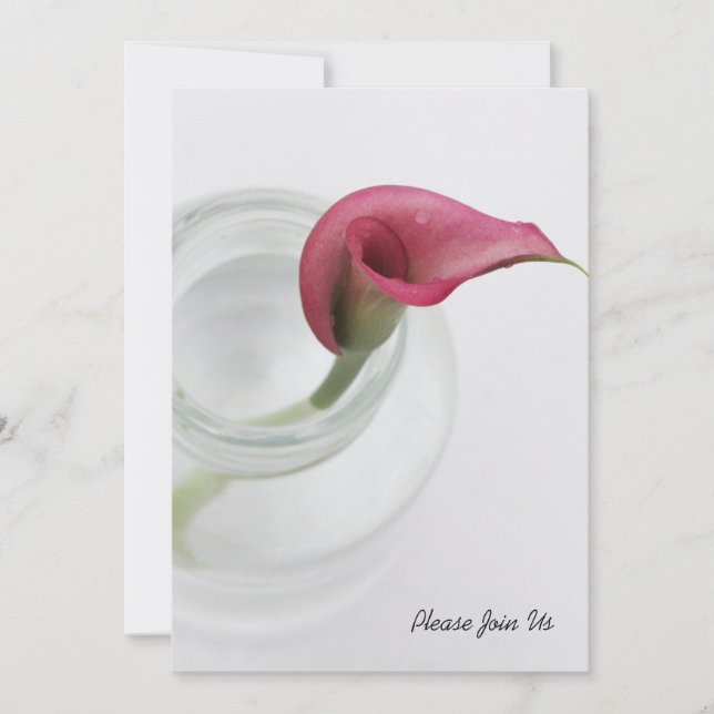 Bitte treten Sie uns bei Einladung (Vorderseite)