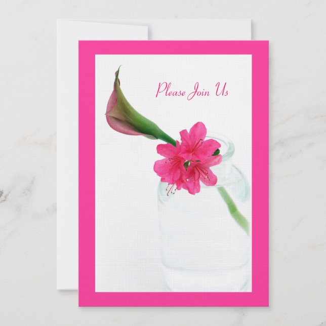 Bitte treten Sie uns bei Einladung (Vorderseite)