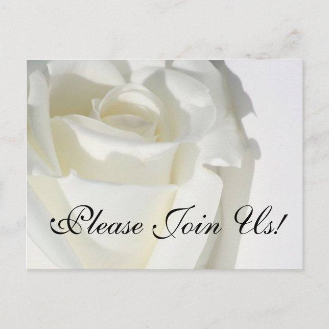 Bitte treten Sie uns bei! Einladungspostkarte (Vorderseite)