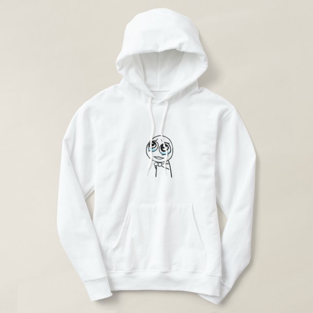 Bitte Typ Meme Hoodie (Design vorne)
