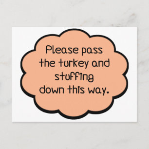 Bitte übergeben Sie die Türkei und ersticken Postkarte