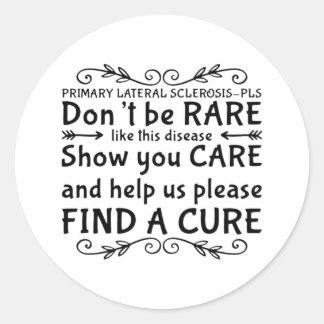 Bitte um PLS Runder Aufkleber