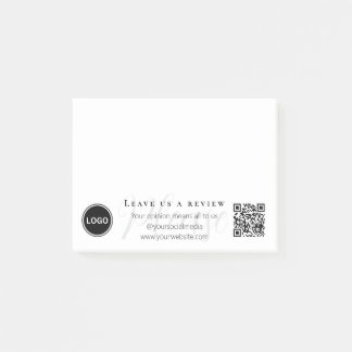 Bitte Verlass uns einen Überblick über den QR-Code Post-it Klebezettel