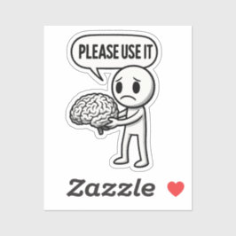 Bitte verwenden Sie ihn Aufkleber