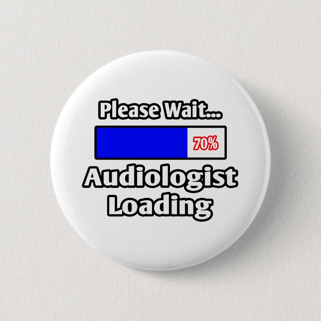 Bitte warten...Audiologe laden Button (Vorderseite)
