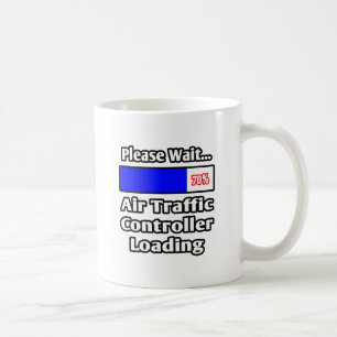 Bitte warten...Beladen des Fluglotsen Tasse