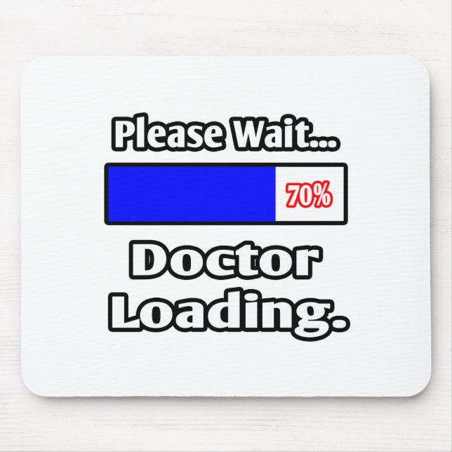 Bitte warten... Doktor-Laden Mousepad (Vorne)