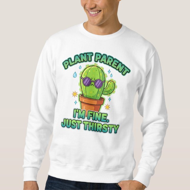 Bitte Wässere Mich – Cactus Plant Tee (Vorderseite)