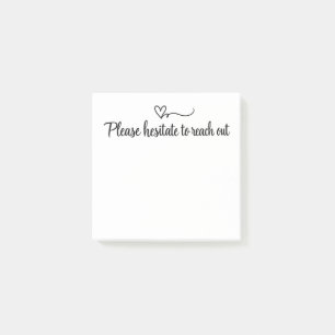 Bitte zögern Sie nicht, Kontakt aufzunehmen Post-it Klebezettel