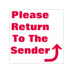 "Bitte zum Absender zurückkehren" & Abenteuer-Pfei Permastempel