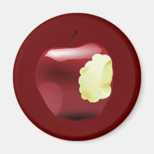 Bitten Apple Magnet
