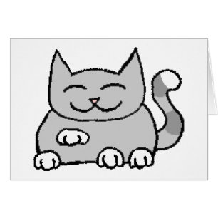 Bitten der glücklichen Katze