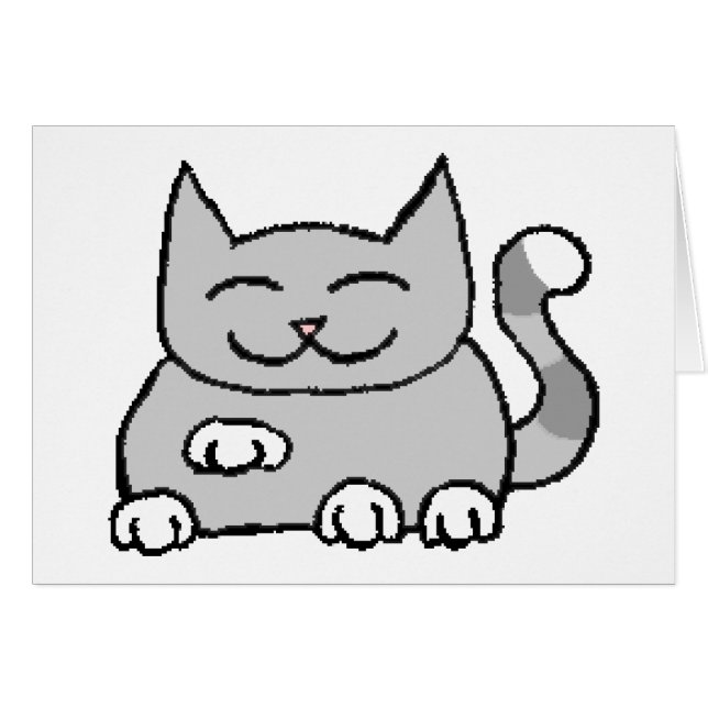 Bitten der glücklichen Katze (Vorderseite (Horizontal))