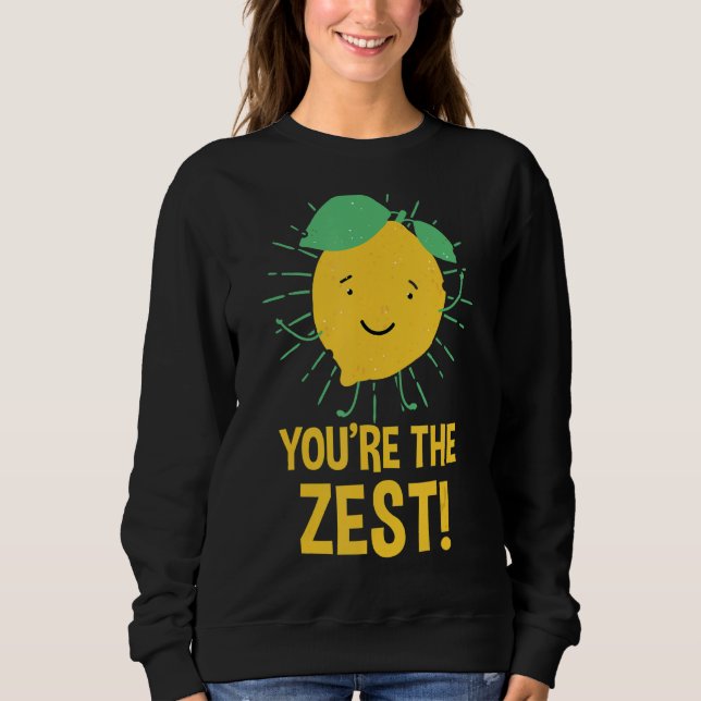Bitter, aber Niedlich-wütend Lemon 1 Sweatshirt (Vorderseite)